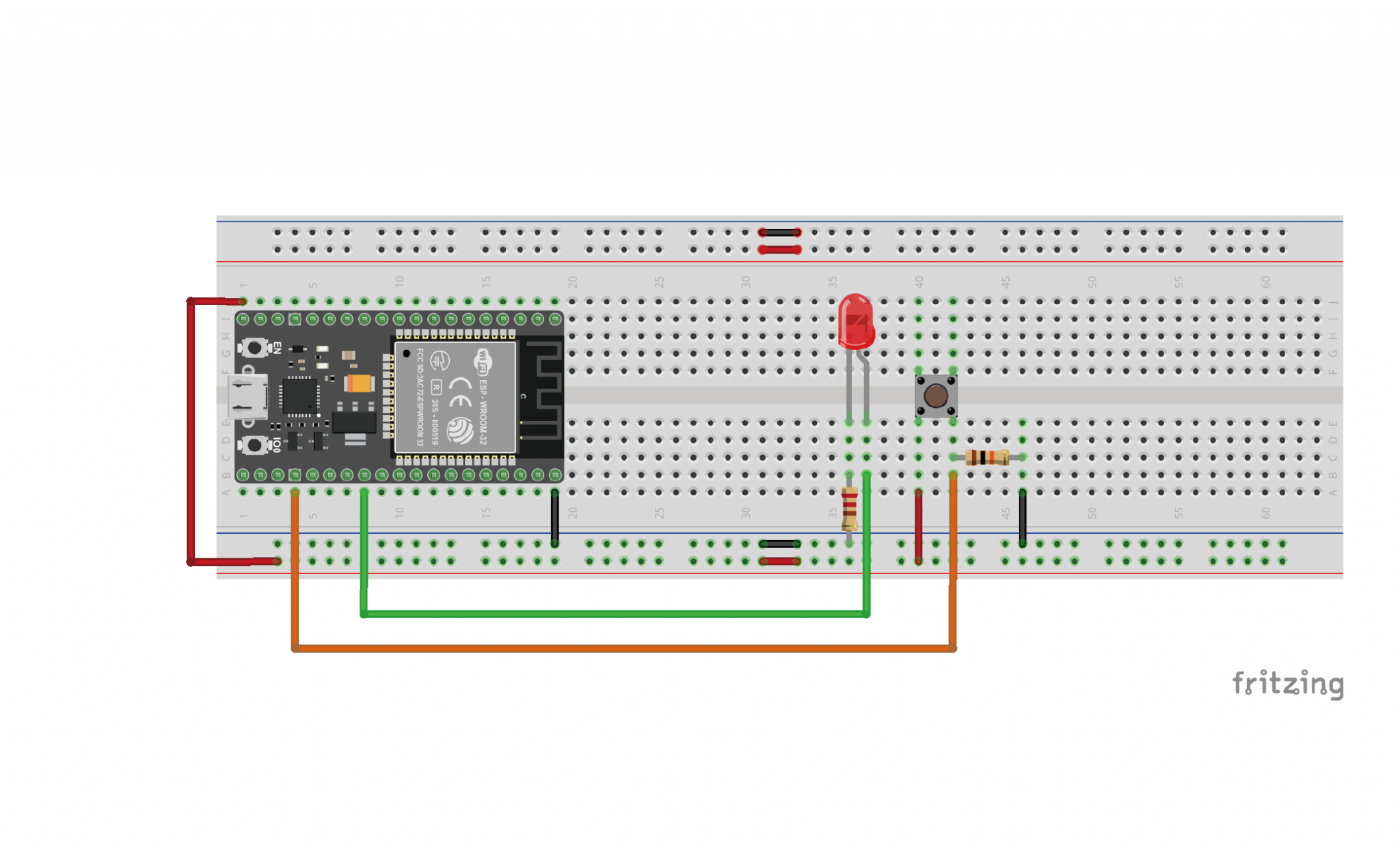 【IOT物聯網應用-ESP32】第五篇：數位輸入 使用按键控制LED明暗 | 米羅科技文創學院